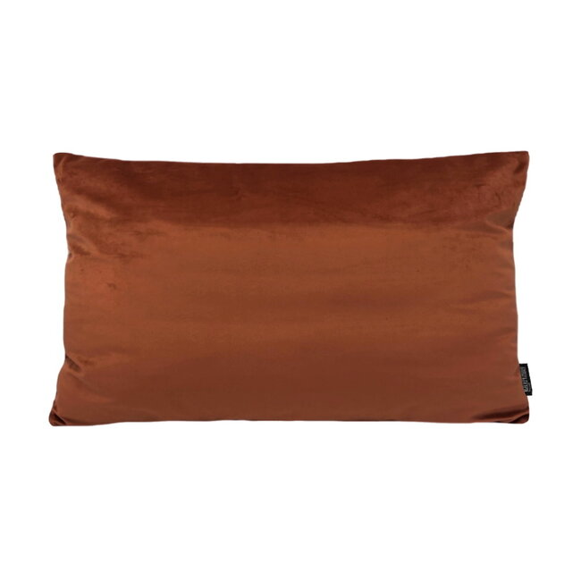 Velvet Cognac Bruin Long | 30 x 50 cm | Kussenhoes | Polyester