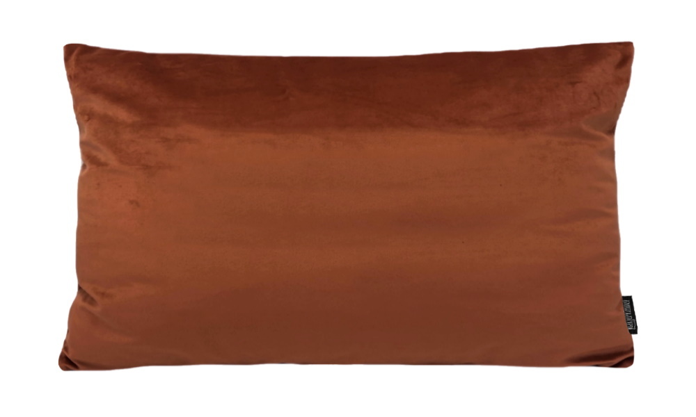 navigatie Maori Panorama Velvet Cognac Bruin Long | 30 x 50 cm | Kussenhoes | Polyester | Gek op  kussens!