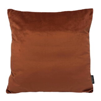 Velvet Cognac Bruin | 45 x 45 cm | Kussenhoes | Polyester