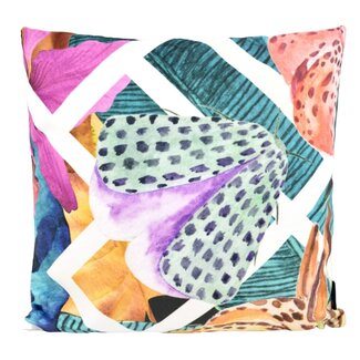 Gek op kussens! Velvet Butterfly #2 Kussenhoes | 45x45 cm | Velvet/Polyester