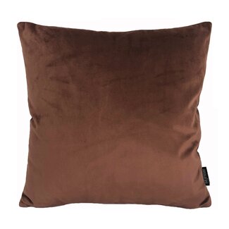 Gek op kussens! Velvet Bruin | 45 x 45 cm | Kussenhoes | Velvet/Polyester