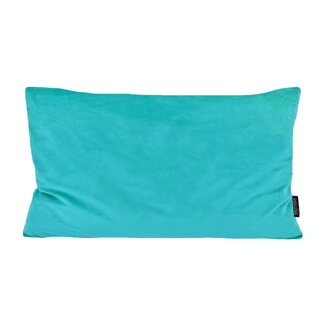 Gek op kussens! Velvet Aqua Blauw Long | 30 x 50 cm | Kussenhoes | Polyester