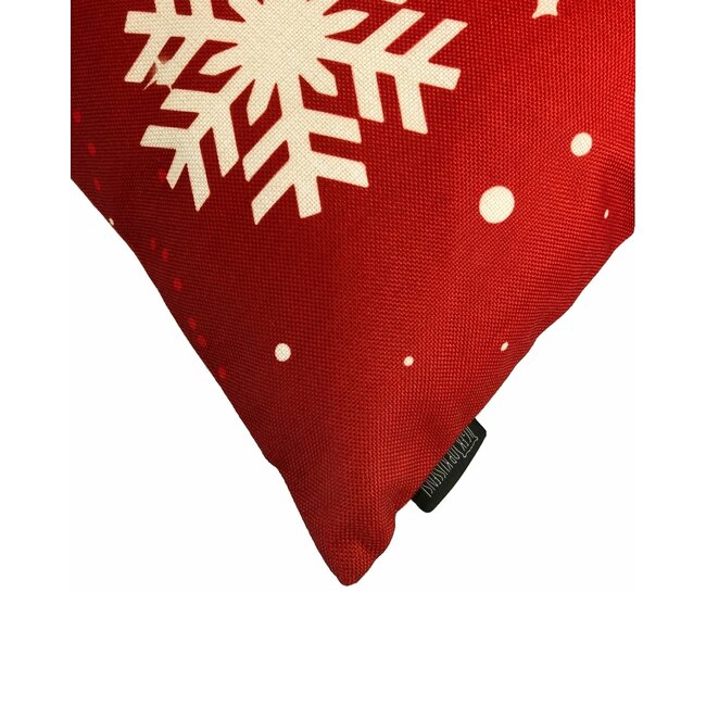 Sneeuwvlokken Kussenhoes | 45x45 cm | Katoen/Linnen