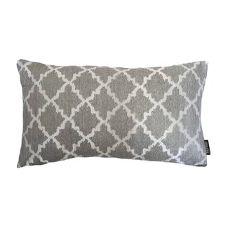 Gek op kussens! Jacquard Eden Silver Grey Long | 30 x 50 cm | Kussenhoes | Jacquard