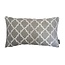 Gek op kussens! Jacquard Eden Silver Grey Long | 30 x 50 cm | Kussenhoes | Jacquard