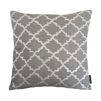 Gek op kussens! Jacquard Eden Silver Grey | 45 x 45 cm | Kussenhoes | Jacquard