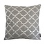 Gek op kussens! Jacquard Eden Silver Grey | 45 x 45 cm | Kussenhoes | Jacquard