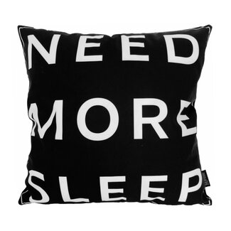 Need More Sleep | 45 x 45 cm | Kussenhoes | Katoen/Polyester