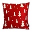 Gek op kussens! Kerstbomen Kussenhoes | 45x45 cm | Katoen/Linnen