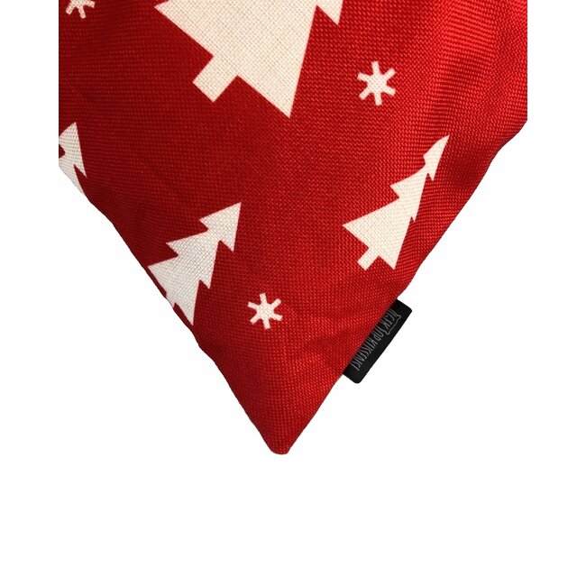 Kerstbomen | 45 x 45 cm | Kussenhoes | Katoen/Linnen