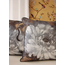 Jacquard Velvet White Flower Kussenhoes | 45x45 cm | Velvet/Polyester