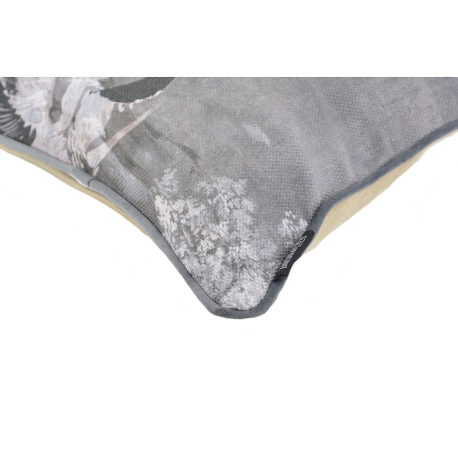 Jacquard Velvet Swan Kussenhoes | 30x50 cm | Velvet/Polyester