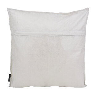 Grey/Silver Metallic Kissenbezug | 45x45 cm | Baumwolle