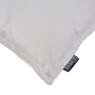 Grey/Silver Metallic Kussenhoes | 45x45 cm | Katoen