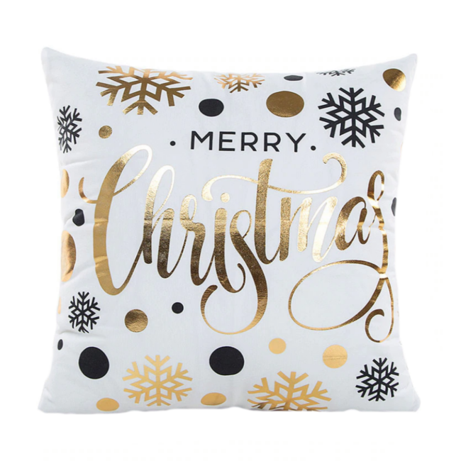 Balls & Snowflakes | 45 x 45 cm | Kussenhoes | Katoen/Polyester