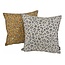 Jacquard Leopard Silver | 45 x 45 cm | Kussenhoes | Polyester