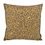 Gek op kussens! Jacquard Leopard Gold / Brown | 45 x 45 cm | Kussenhoes | Polyester