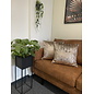 Velvet Glossy Zara Gold Kissenbezug | 45x45 cm | Polyester