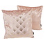 Velvet Glossy Zoi Roze Kussenhoes | 45x45 cm | Polyester
