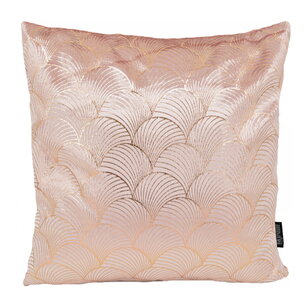 Velvet Glossy Zena Roze Kussenhoes | 45x45 cm | Polyester