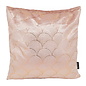 Velvet Glossy Zena Roze Kussenhoes | 45x45 cm | Polyester