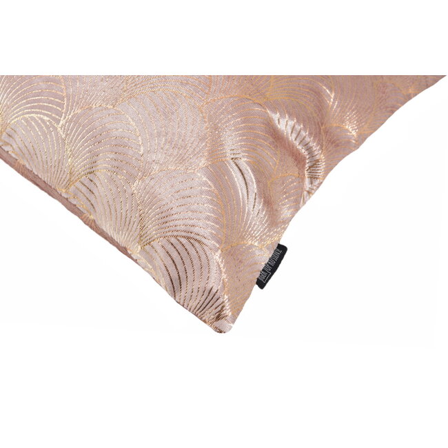 Velvet Glossy Zena Roze Kussenhoes | 45x45 cm | Polyester