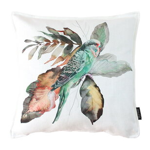 Jacquard Bird Kussenhoes | 45x45 cm | Jacquard/Katoen