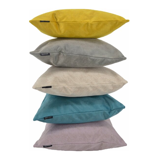 Fox Velvet Grau Kissenbezug | 45x45 cm | Acryl/Polyester