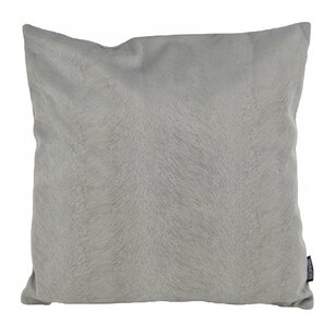 Fox Velvet Grijs Kussenhoes | 45x45 cm | Acryl/Polyester