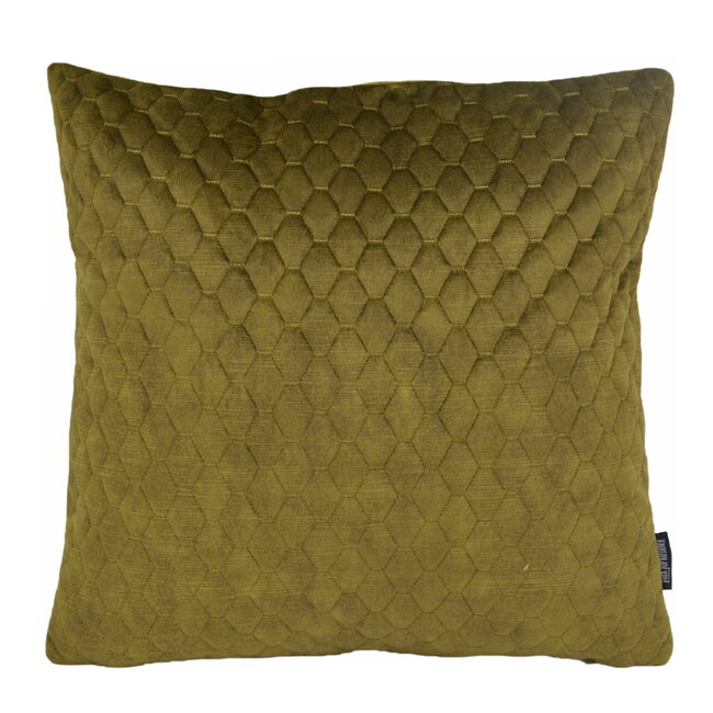 Nera Velvet Olive | 45 x 45 cm | Kussenhoes | Polyester