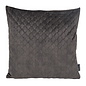 Nera Velvet Darkgrey Kussenhoes | 45x45 cm | Polyester