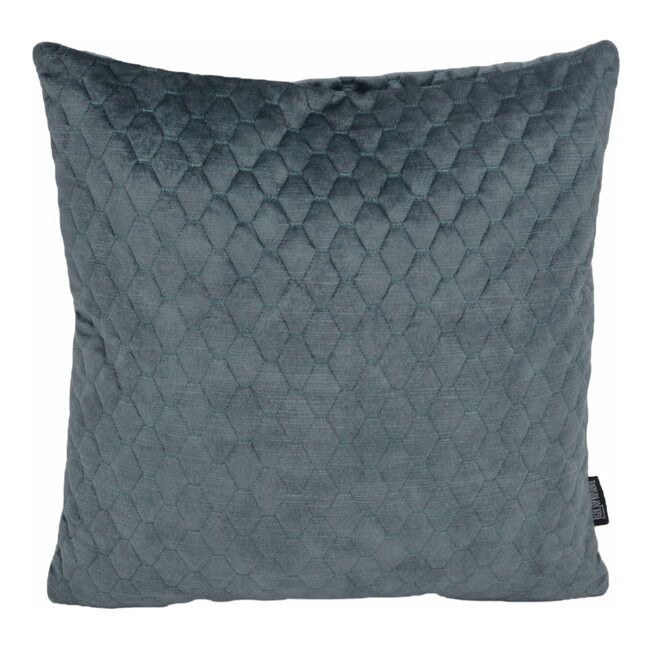 Nera Velvet Steel Blue | 45 x 45 cm | Kussenhoes | Polyester