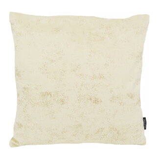 Gek op kussens! Flo Gold Velvet Creme | 45 x 45 cm | Kussenhoes | Polyester