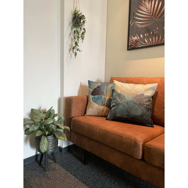 Ginkgo #2 Kissenbezug | 45x45 cm | Baumwolle/Leinen