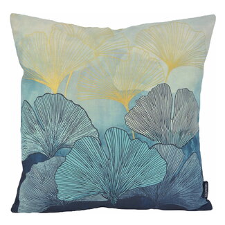 Gek op kussens! Ginkgo #2 Kissenbezug | 45x45 cm | Baumwolle/Leinen