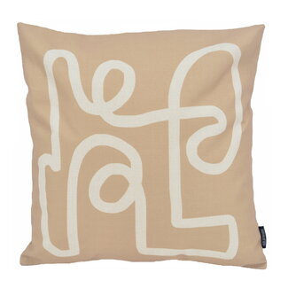 Gek op kussens! Feyo Abstract Kussenhoes | 45x45 cm | Katoen/Linnen