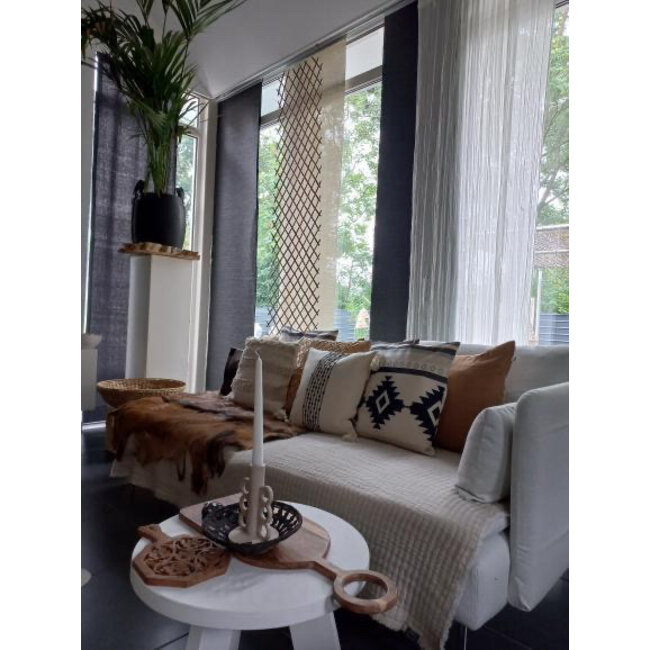 Deezz Aztec Kissenbezug | 45x45 cm | Baumwolle/Leinen