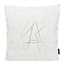 Azra Silver/White Kissenbezug | 45x45 cm | Baumwolle