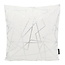 Gek op kussens! Azra Silver / White | 45 x 45 cm | Kussenhoes | Katoen