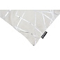 Azra Silver/White Kussenhoes | 45x45 cm | Katoen