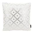 Dido Silver/White Kussenhoes | 45x45 cm | Katoen