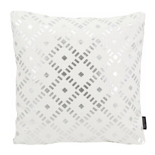 Dido Silver/White Kussenhoes | 45x45 cm | Katoen