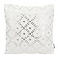 Dido Silver/White Kussenhoes | 45x45 cm | Katoen