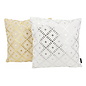 Dido Silver/White Kussenhoes | 45x45 cm | Katoen