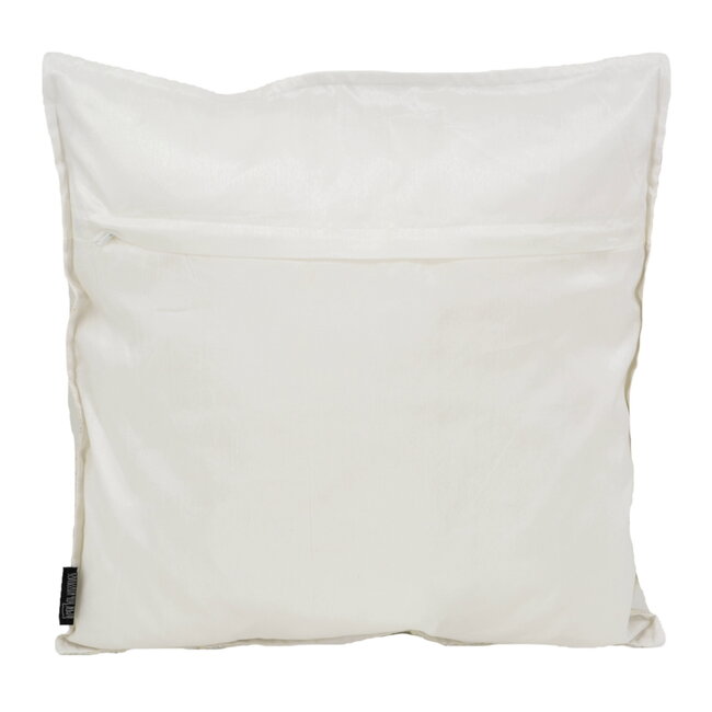 Hila Silver/White Kissenbezug | 45x45 cm | Polyester