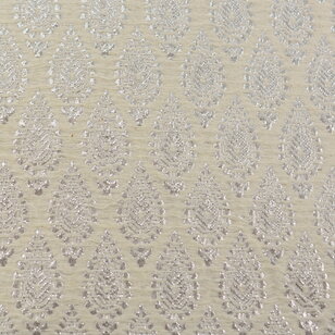 Hila Silver/White Kussenhoes | 45x45 cm | Polyester