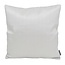 Gek op kussens! Ishaan White / Silver | 45 x 45 cm | Kussenhoes | Polyester