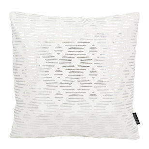 Java Silver/White Kussenhoes | 45x45 cm | Katoen