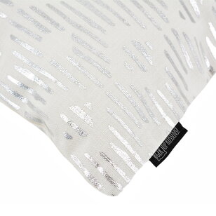 Java Silver/White Kussenhoes | 45x45 cm | Katoen