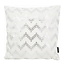 Gek op kussens! Lulu Silver / White | 45 x 45 cm | Kussenhoes | Katoen